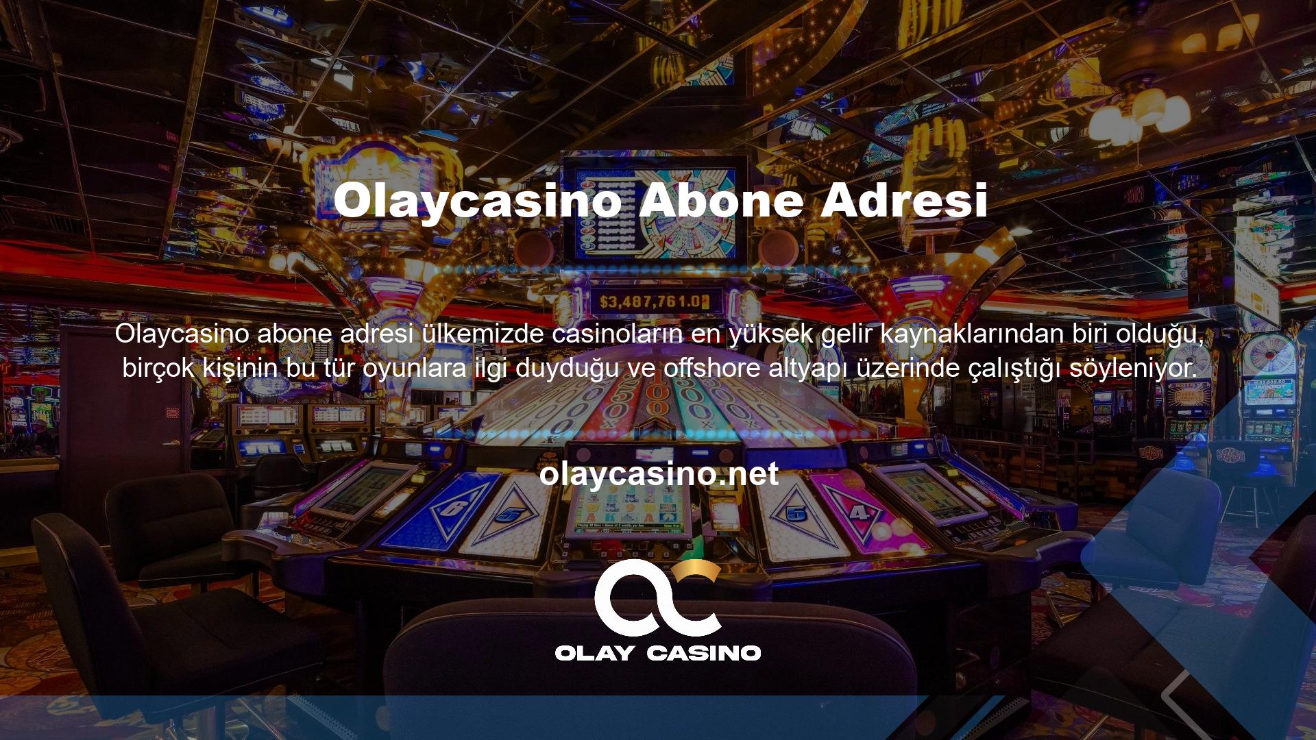 Oyuncular tarafından sevilen birçok oyun katılımcısının adresi olan Olaycasino sitesi gelişmeye devam ediyor